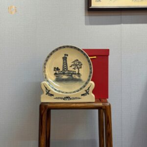 Quà Tặng Gốm Chu Đậu Đĩa Cảnh Thiết Kế Theo Yêu Cầu, Nâng Tầm Sự Kiện