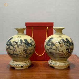 Quà Tặng Gốm Chu Đậu Mã Đáo Thành Công, Thiết Kế, In Ấn Theo Yêu Cầu